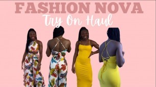 'FASHION NOVA TRY ON HAUL 2021// Must HAVES // Mini Spring/Summer Try On Haul'