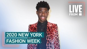 'Lil Nas X on Becoming Fashion Icon With Christian Cowan\'s Help | NYFW | E! Red Carpet & Award Shows'