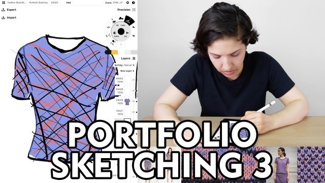 'Portfolio Sketching 3 - Fashion Design'