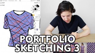 'Portfolio Sketching 3 - Fashion Design'