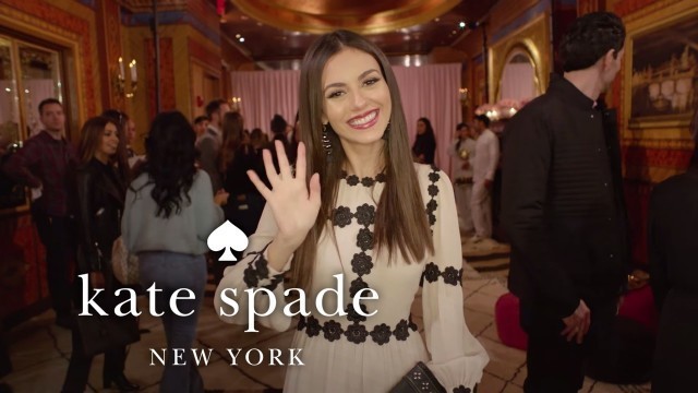 'victoria justice hosts the new york fashion week shop it live experience | kate spade new york'