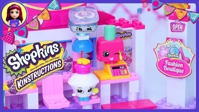 'Shopkins Kinstructions Fashion Boutique Beauty Salon Build Review Silly Play - Kids Toys'