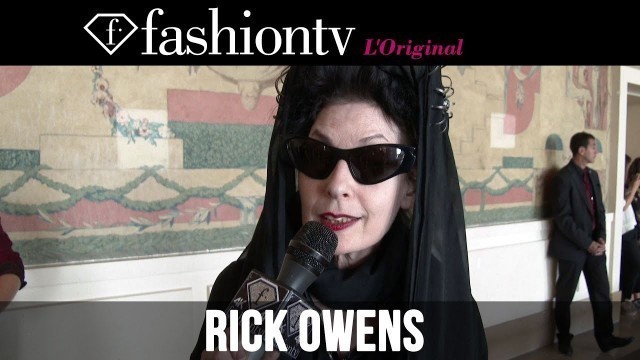 'Rick Owens Men Arrivals | Paris Men\'s Fashion Week Spring/Summer 2015 | FashionTV'
