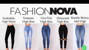 'Size 9 High Waist Fashion Nova Jeans Haul  | Farlon & Sylvia |'