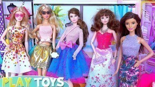 'Barbie Girl Shopping for Doll Clothes - fashion video for girls!'