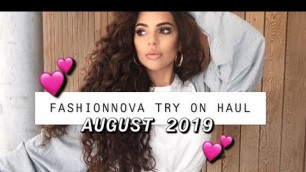 'FASHIONNOVA TRY ON HAUL AUGUST 