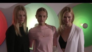 'Toni Garrn, Romee Strijd, Karlie Kloss and more at Boss Woman Fashion Show in New york'