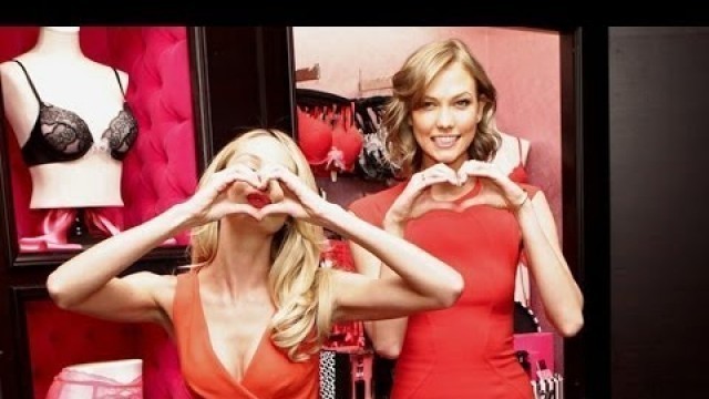 'How Karlie Kloss and Candice Swanepoel Celebrated Victoria\'s Secret Bombshell Day'