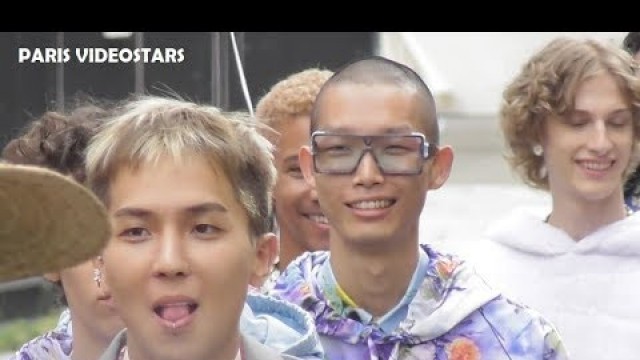 'VIDEO Models of Louis Vuitton with Mino 송민호 & Keiynan Lonsdale @ Paris Fashion Week 20 june 2019'