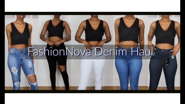 'Fashion Nova Denim Haul | Tall Girl Edition | 5\'10\"'