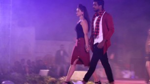 'Fashion show walk couple poses'