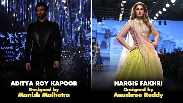 '15 Bollywood Celebrities Who Set The Lakme Fashion Week 2017 Stage Afire This Year | SpotboyE'