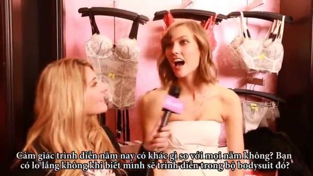 '[Vietsub] Victoria\'s Secret Fashion Show: Karlie Kloss On Taylor Swift'