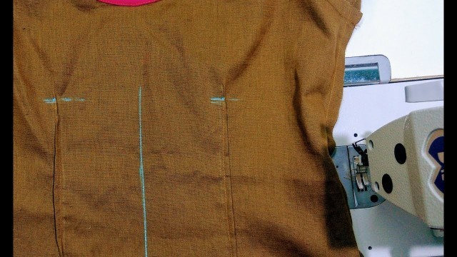 'How to sew tuck on kurti top explained DIY Tutorial EMODE'