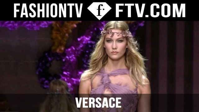 'Versace Show ft. Kendall Jenner & Karlie Kloss | Paris Haute Couture Fall/Winter 2015/16 |'