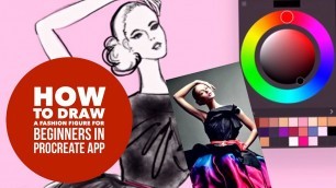 'How to Draw a Fashion Figure for Beginners in Procreate App'