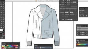 'Sketch Basic Fashion Flat Drawing on Adobe Illustrator for Fashion Designers'