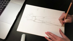 'Tutorial. How Do I Create A Fashion Sketch? Step by Step...'