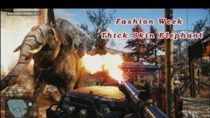 'Far Cry 4 Kyrat Fashion Week Gameplay - Thick Skin Elephant'