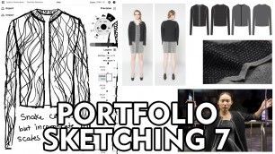 'Portfolio Sketching 7 - Fashion Design - Emily Keller'