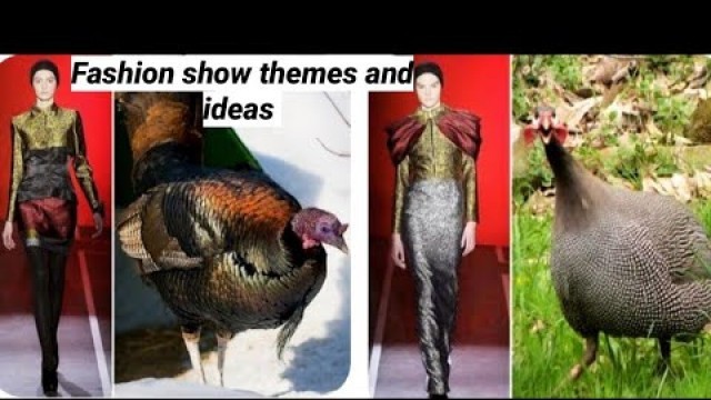 'Fashion show themes and ideas l Nature inspired fashion l Part - 4 l Birds l'