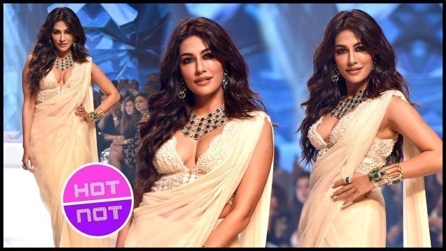 'Chitrangada Singh Wears A $EXY Daring Saree On Rampwalk | Bombay Times Fashion Week 2019'