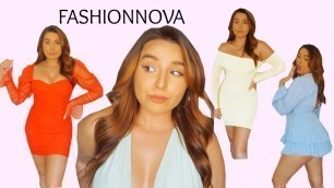 'Girls Night Out | Vegas dress haul | FASHIONNOVA'