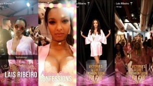 'Victoria\'s Secret Fashion Show 2016 - Lais Ribeiro -  Backstage Snapchat Story'