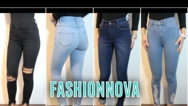 'FashionNova JEANS try on (size 0 and 1)'