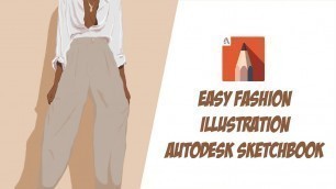 'Fashion Illustration Tutorial (Speed Art) | Autodesk Sketchbook'