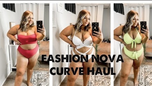 'FASHION NOVA CURVE HAUL| TRY-ON| PLUS SIZE| Swimsuits, Shorts, + Tops|'