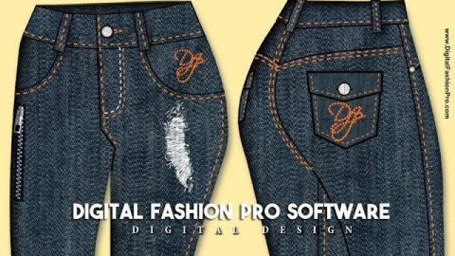 'Digital Fashion Pro Software -  How to design clothing and make fashion sketches'
