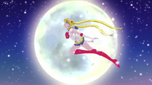 'The Opening of Sailor Moon Crystal 3rd series drawn in the art style of 90\'s series'