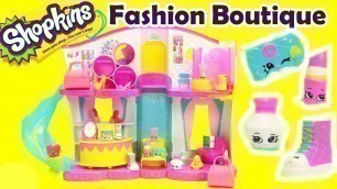 'Shopkins Season 3 Playset Fashion Boutique and Unboxing 2 Pack of 12s'