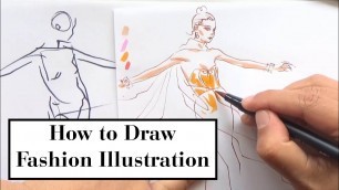 'Fashion Illustration Demonstration'