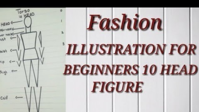 'Fashion illustration for beginners 10 head figure'