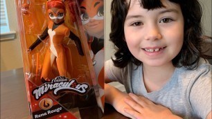 'Miraculous Ladybug Rena Rouge #gifted from Playmates Toys New Action Fashion Doll Unboxing & Review'