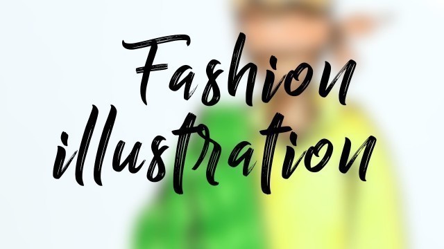 'How To Draw Fashion Sketch With Watercolor (Speed painting)'