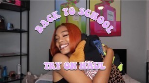 'BACK TO SCHOOL : TRY ON HAUL ft Prettylittlething, FashionNova, and Boohoo'