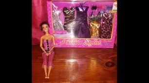 'Barbie fashion show fails! Dollar store doll clothing 5 pk opening.'