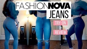 'FASHION NOVA JEANS | Review & Try-on'