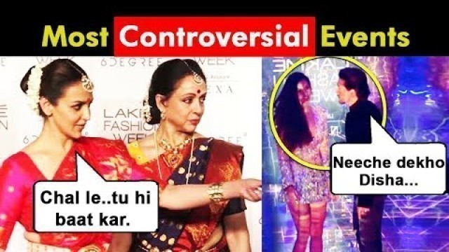 'Hema Malini INSULTED, Tiger Saves Disha On Ramp, Srivedi SCOLDS Janhvi | Controversial Fashion Shows'