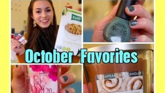 'October Favorites: Beauty, Fashion, Music, Food, and More!'