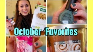 'October Favorites: Beauty, Fashion, Music, Food, and More!'
