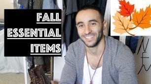'Top Men\'s fashion Essentials for Fall/winter'
