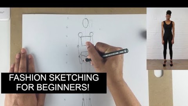 'Fashion sketching for beginners tutorial'