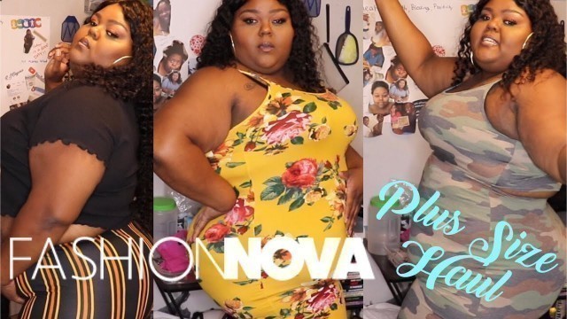 'Fashion Nova Plus Size Try-On Haul | Rhonda Trinise'