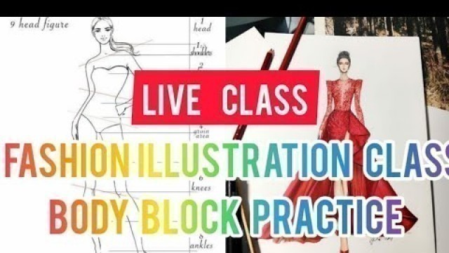 'FASHION  SKETCH  FOR BIGENNERS  // ONLINE  FASHION DESIGN  AT HOME'