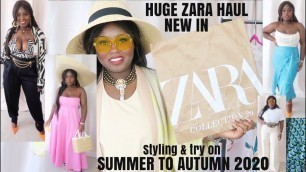 'HUGE ZARA HAUL NEW IN SUMMER TO AUTUMN 2020 | ZARA SALE | STYLING & TRY ON | FASHION\'S PLAYGROUND'