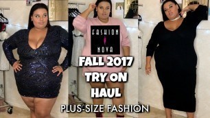 'Fashion Nova Curve Fall 2017 | Plus Size Try On Haul | Affordable & Sexy'